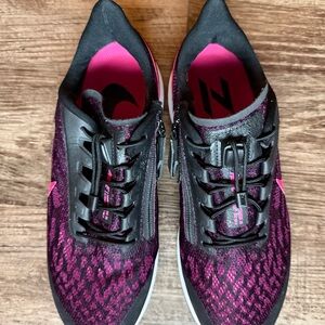Stylish Black and Pink Athletic Shoes